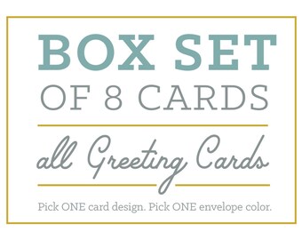 Box Set of 8 Greeting Cards