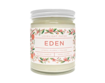 Eden - Scented Soy Candle