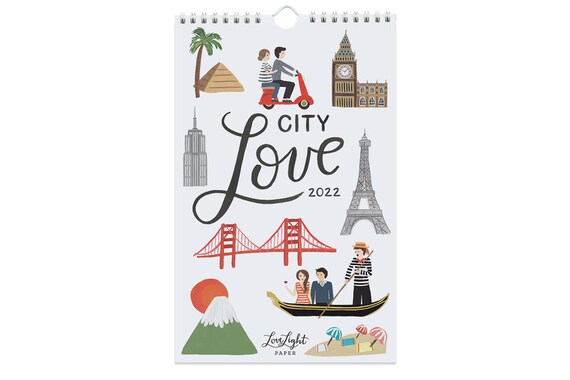 City Love Mini Calendar 22 Etsy