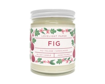Fig - Scented Soy Candle