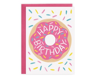 Donut - Birthday Card