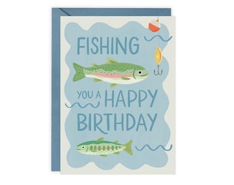 Fishing - Birthday Card