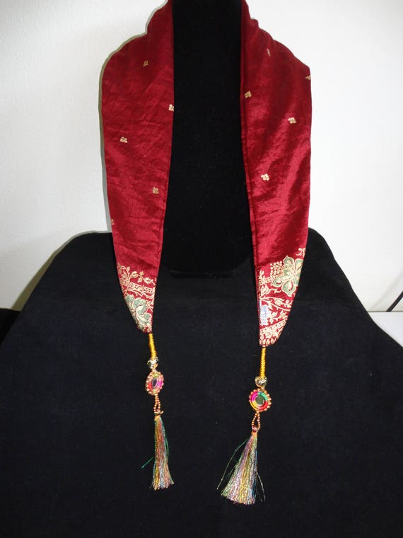 mirrored scarf