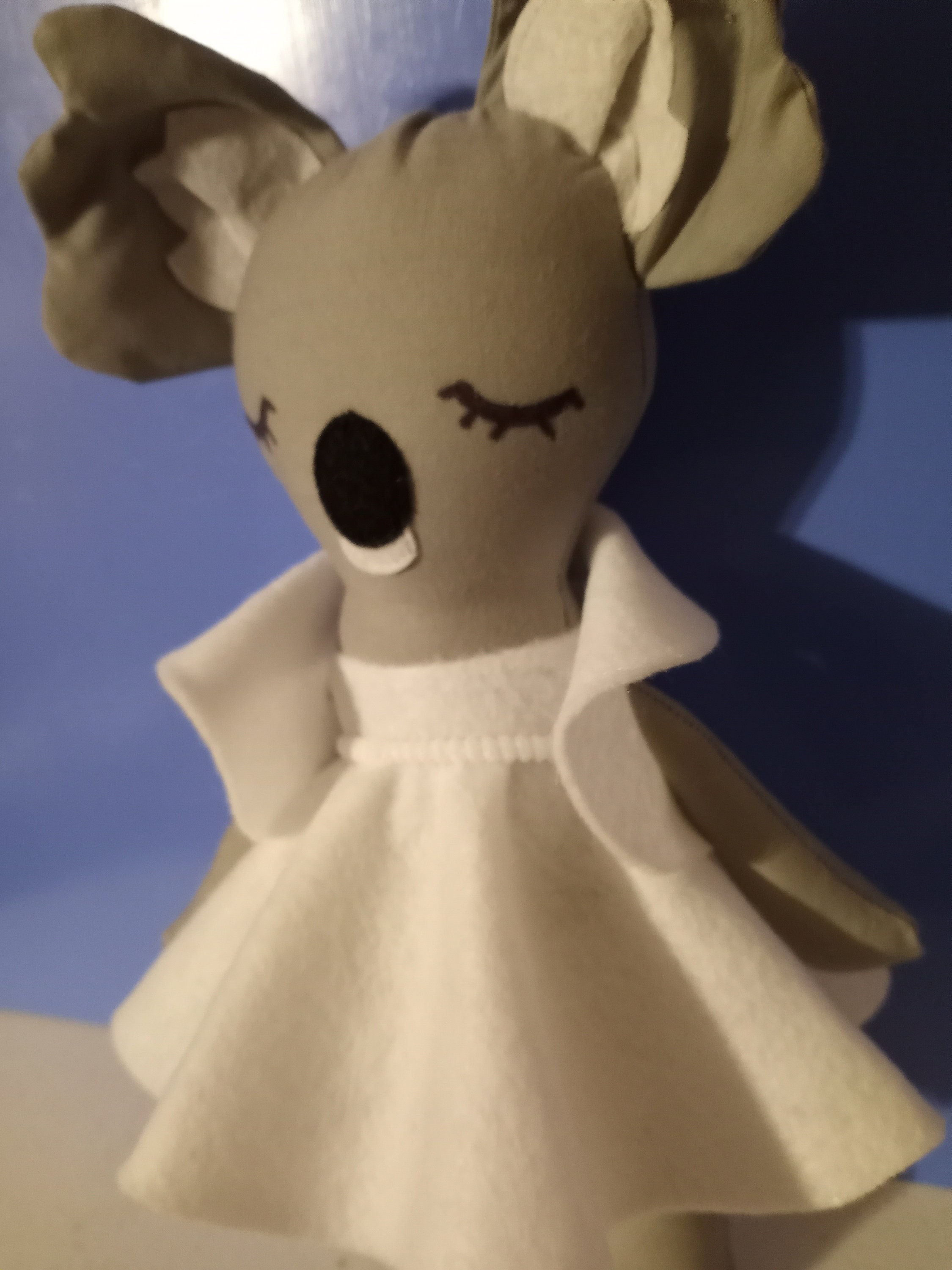 Handmade stuffed animal koala bear doll send a gift to her Etsy