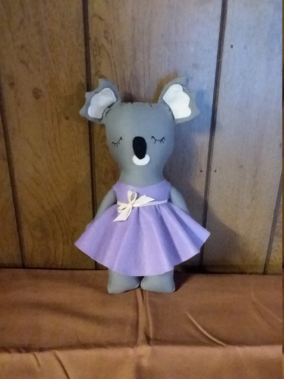 purple koala bear stuffed animal