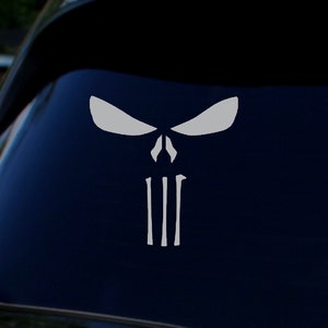 Punisher Eyes Decal - Inline Punisher Sticker - Buy 1 Get 1 Free