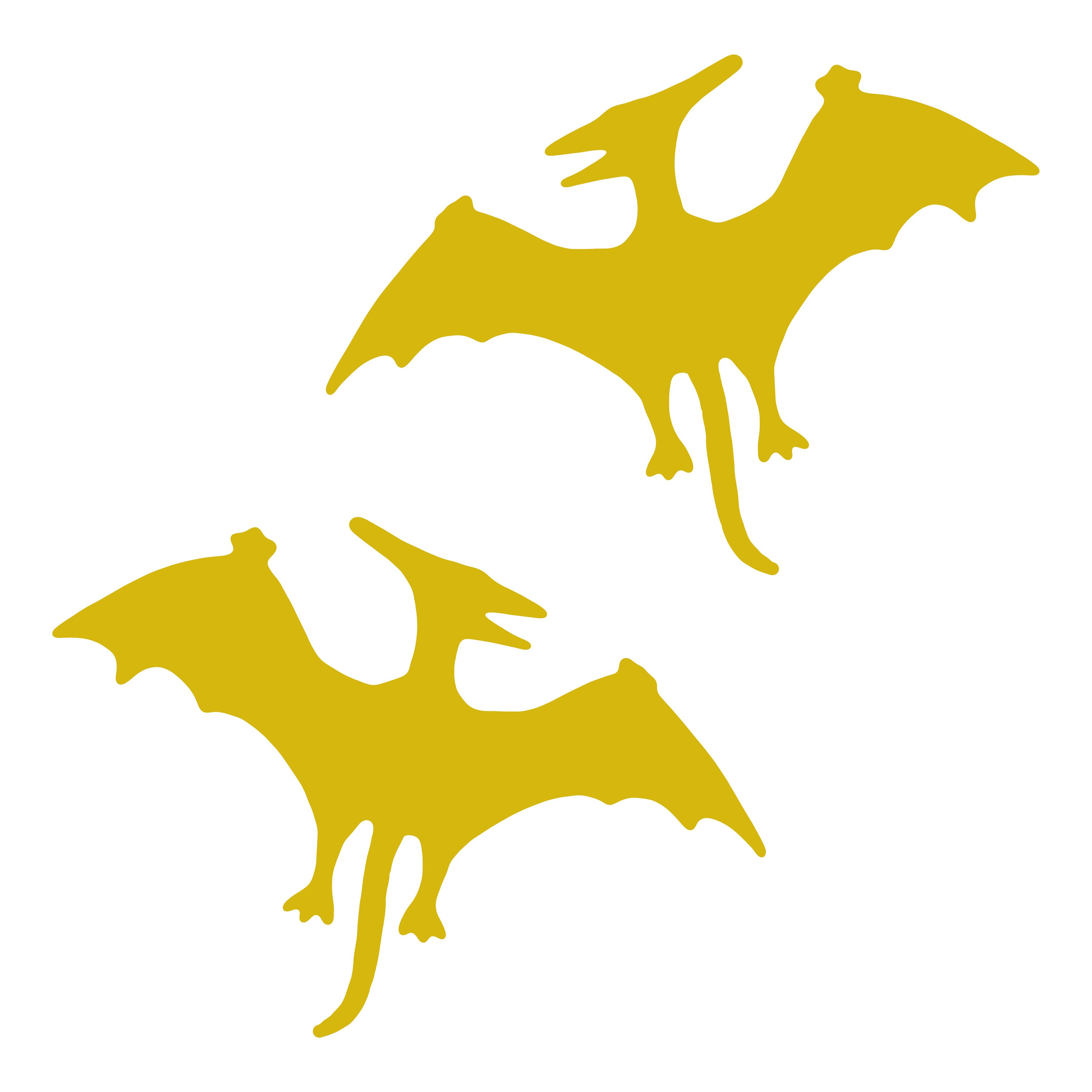Exticnt Sticker Dinosaur Decal 2 Pack - Extinct Animal Stickers - Etsy