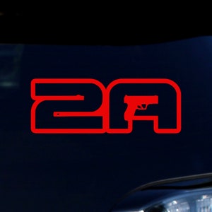 2A Sticker- 2nd Amendment Decal