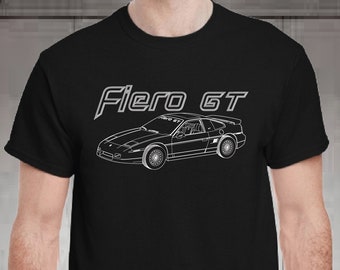 Fiero GT Custom Sports Car Retro Screen Printed T-Shirt