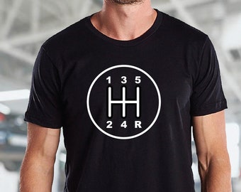 STICK SHIFT Enthusiast TEE Manual Transmission Car Gear Shifter Shirt