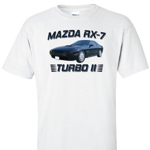 RX-7 Turbo II Rotary Wankel 13B Engine Turbocharged Racing Drifting Drift Drag Car Custom T-Shirt