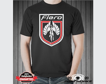 Pontiac Fiero Logo Custom Sports Car Retro Fiero Formula, Fiero GT  Screen Printed T-Shirt