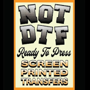 NÃO É DTF Pronto para Impressão Serigráfica