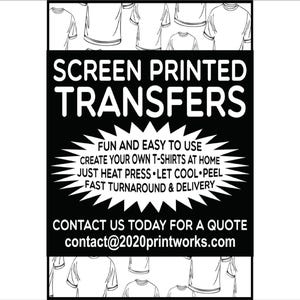 Handmade Screen Print Transfers – Plastisol Ink, Heat Press image 1