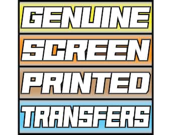 Echte Plastisol-zeefdruktransfers - klaar voor hittepers