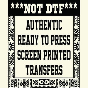 Ready to Press Screen Print Transfers, Plastisol Ink image 1