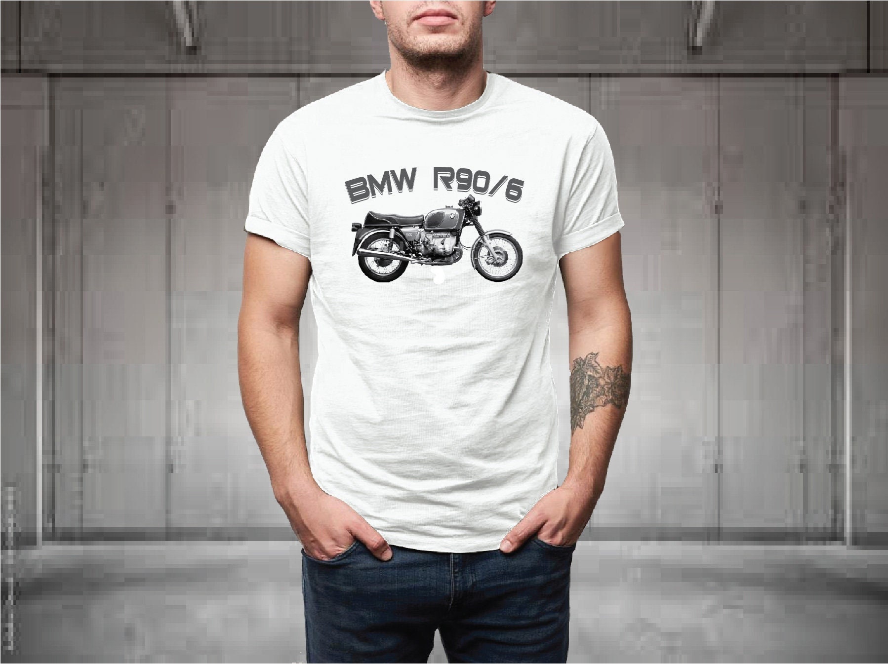 BMW Airhead Color Logo Motorcycle Tee Shirt – BOSS MOTO CLOTHING LLC