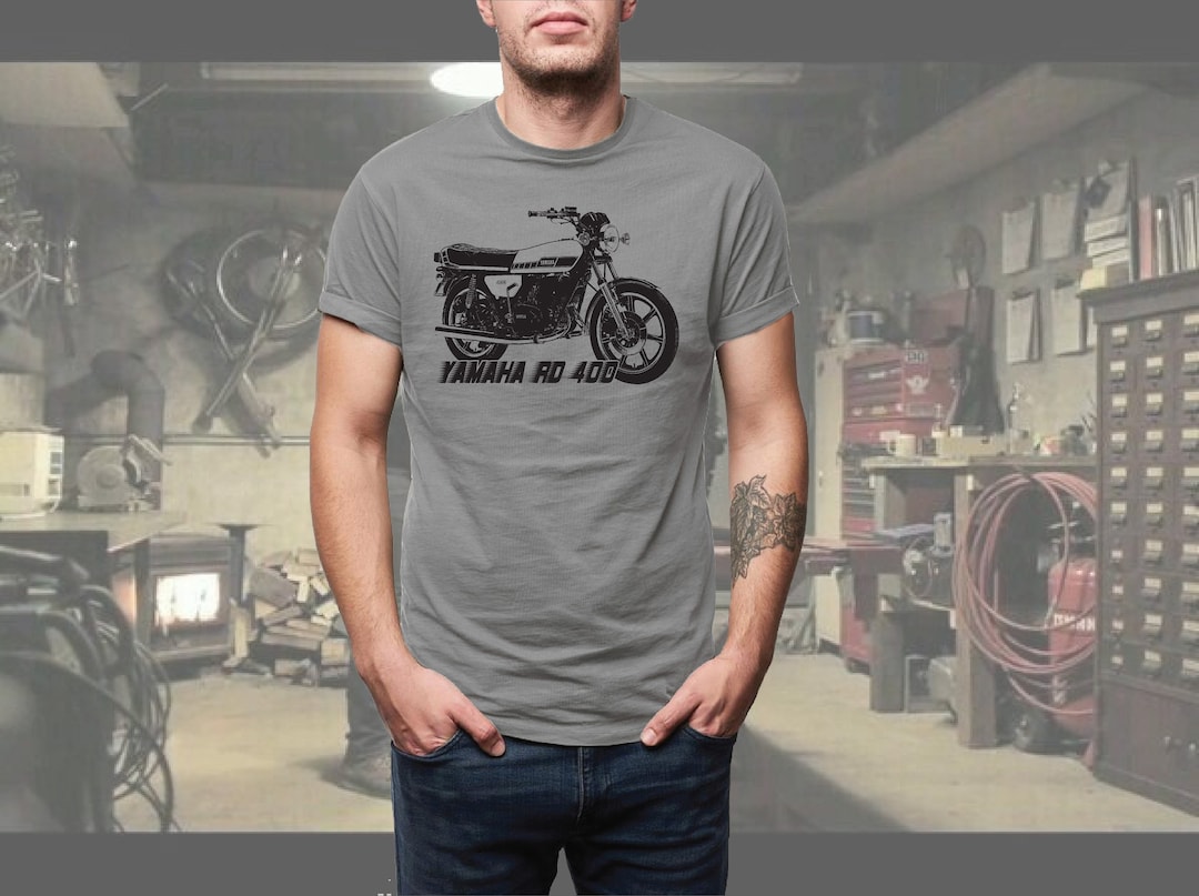 RD 400 T-shirt Old School Retro Two Stroke Cafe Racer RD350 RZ350