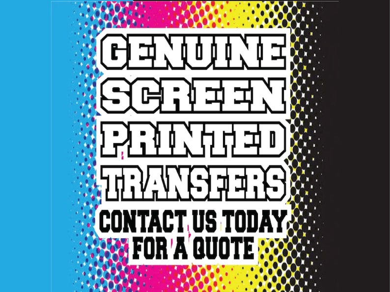 Trasferimenti serigrafici in plastisol personalizzati: pronti per la stampa immagine 1