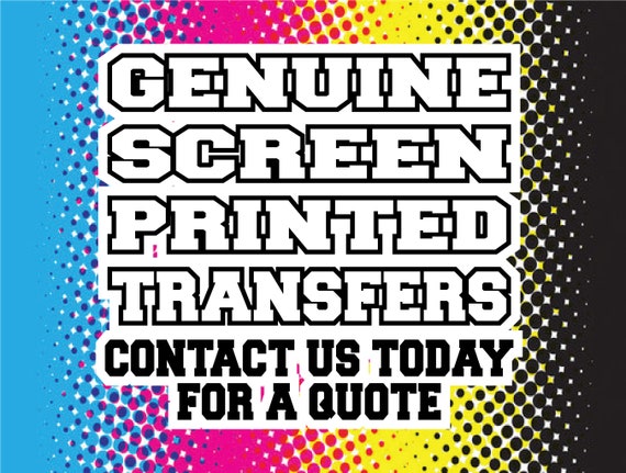 Custom Plastisol Screen Printed Transfers: Ready To Press