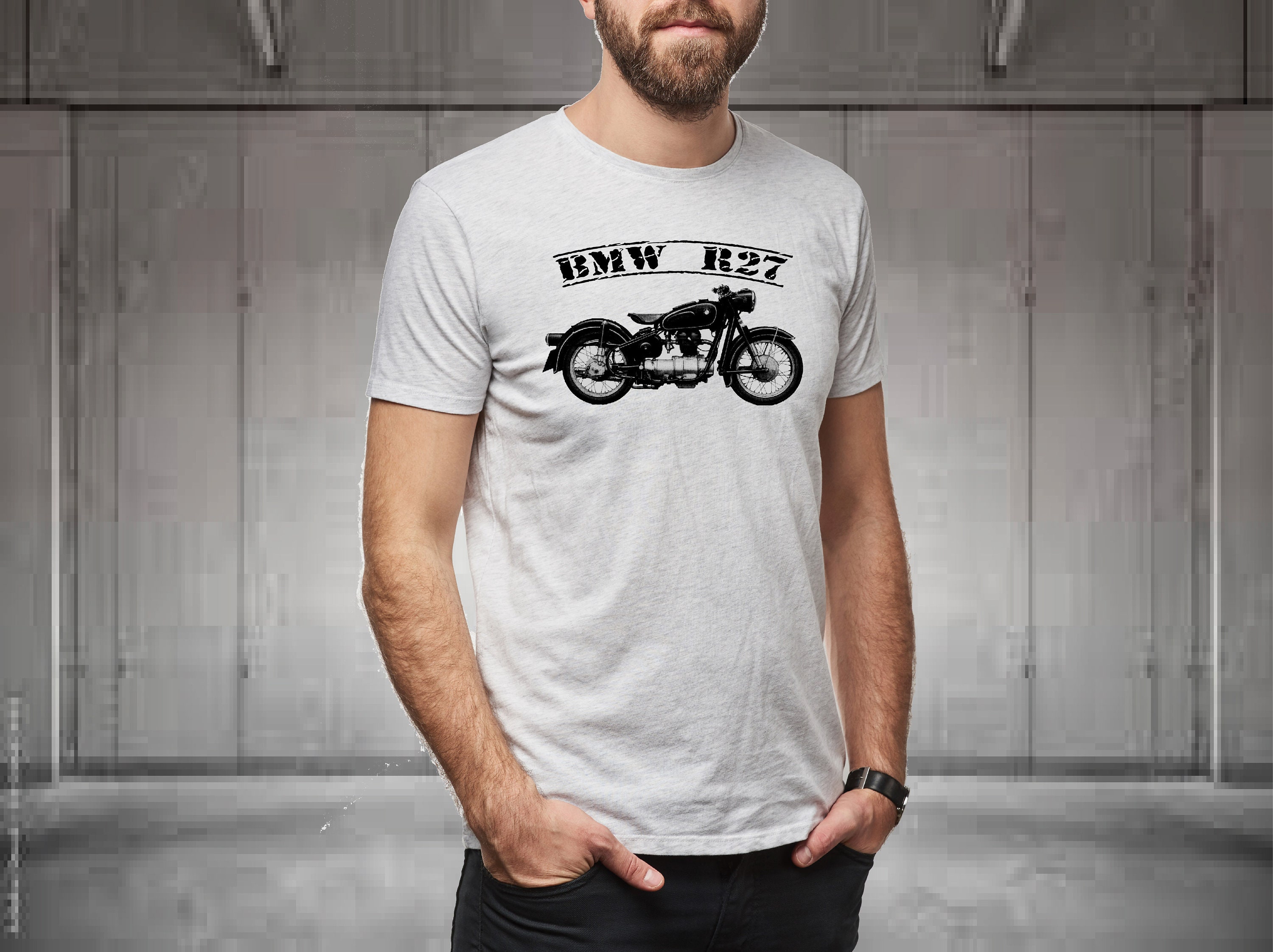 R27 247cc Custom Antique Vintage Motorcycle T-shirt - Etsy