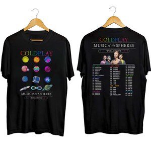 Coldplay Band 2023 Tour T-Shirt Music Of The Spheres World Sweatshirt  Concert Merch Hoodie - AnniversaryTrending