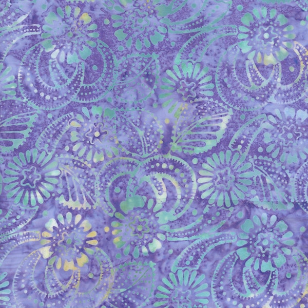 Timeless Treasures - Hyacinth - B7516 - Cacti Flower Punch - Batiks - Batik - Accent - Blender - Floral - One More Yard