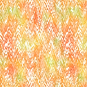 Quilting Treasures - Belle - Watercolor Cheveron - 26420-OS - Studio 8 - Yellow - Orange - Sunlight- Blender - One More Yard