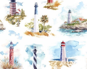Hoffman - Shoreline Stories - S4800 -511 - Bluff - Lighthouses - Ocean - Seashore - Vacation - Seaside - One More Yard