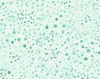 Quilting Treasures - Confetti Blossoms - 26237-H - © Turnowsky - Light Seafoam - Light Green - Dots - Confetti - One More Yard