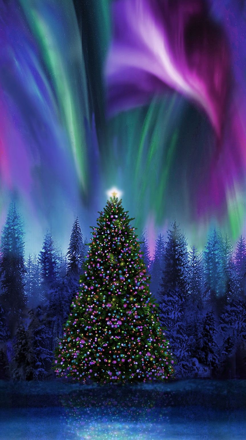 The northern lights christmas tree deals