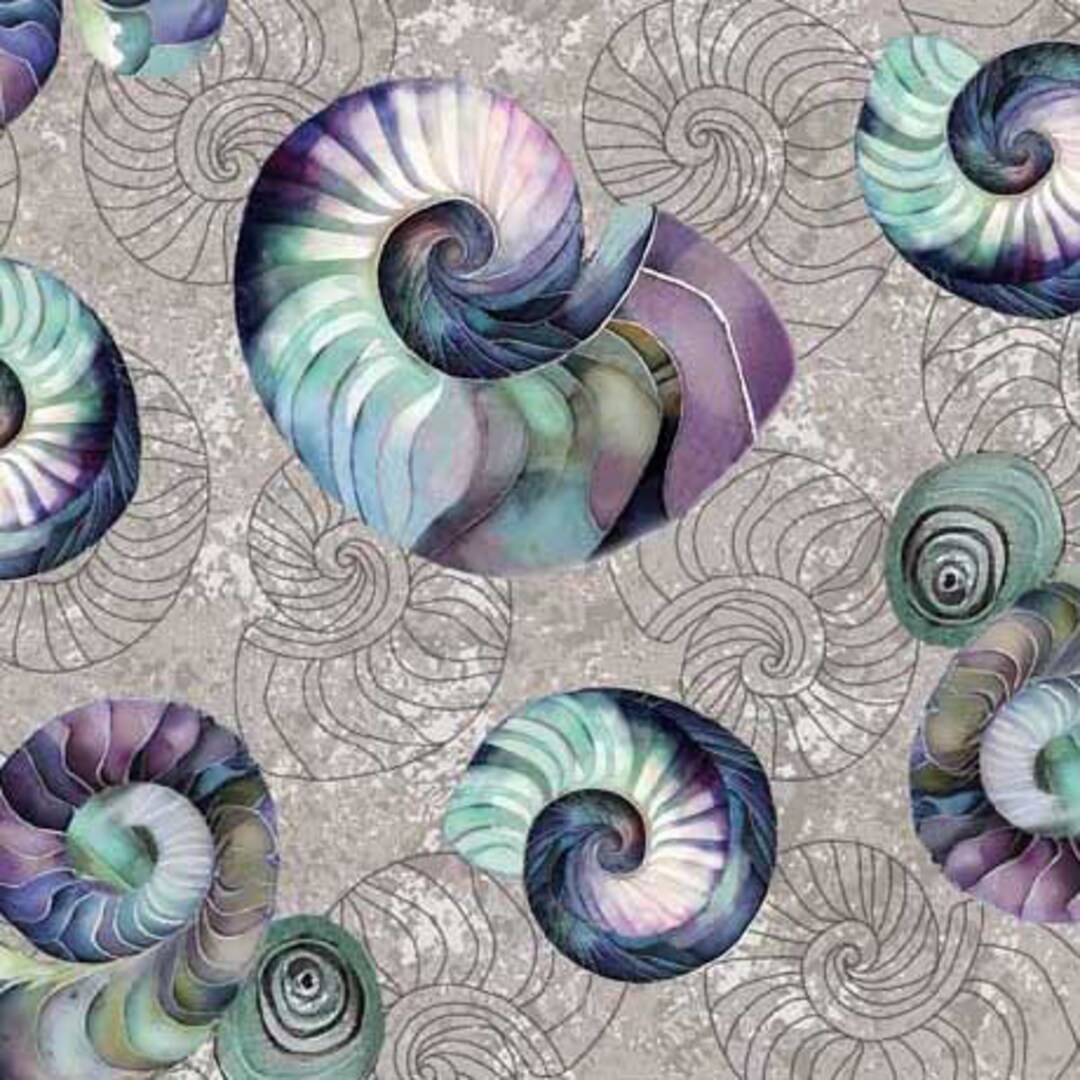 Quilting Treasures Seashell Soiree 30303-K Small Shell Toss Sasha ...