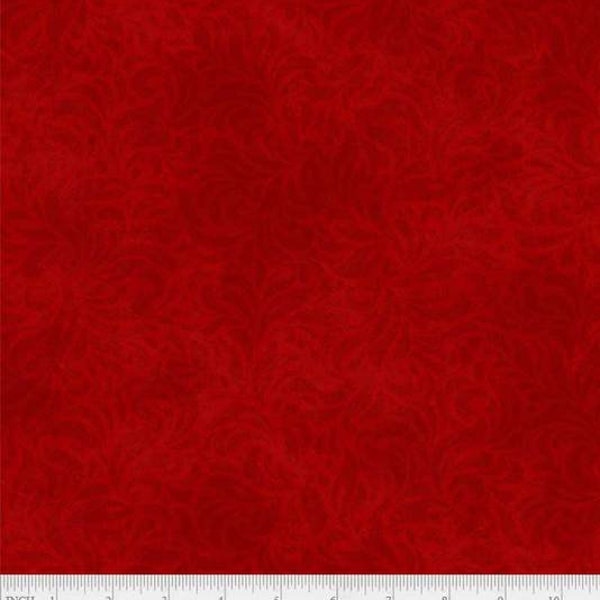 P&B Textiles  - Bella Suede Widebacks  - BELW-0237-D -110" Wide Width - Print - Brick Red - One More Yard - Novelty - Quilt Back