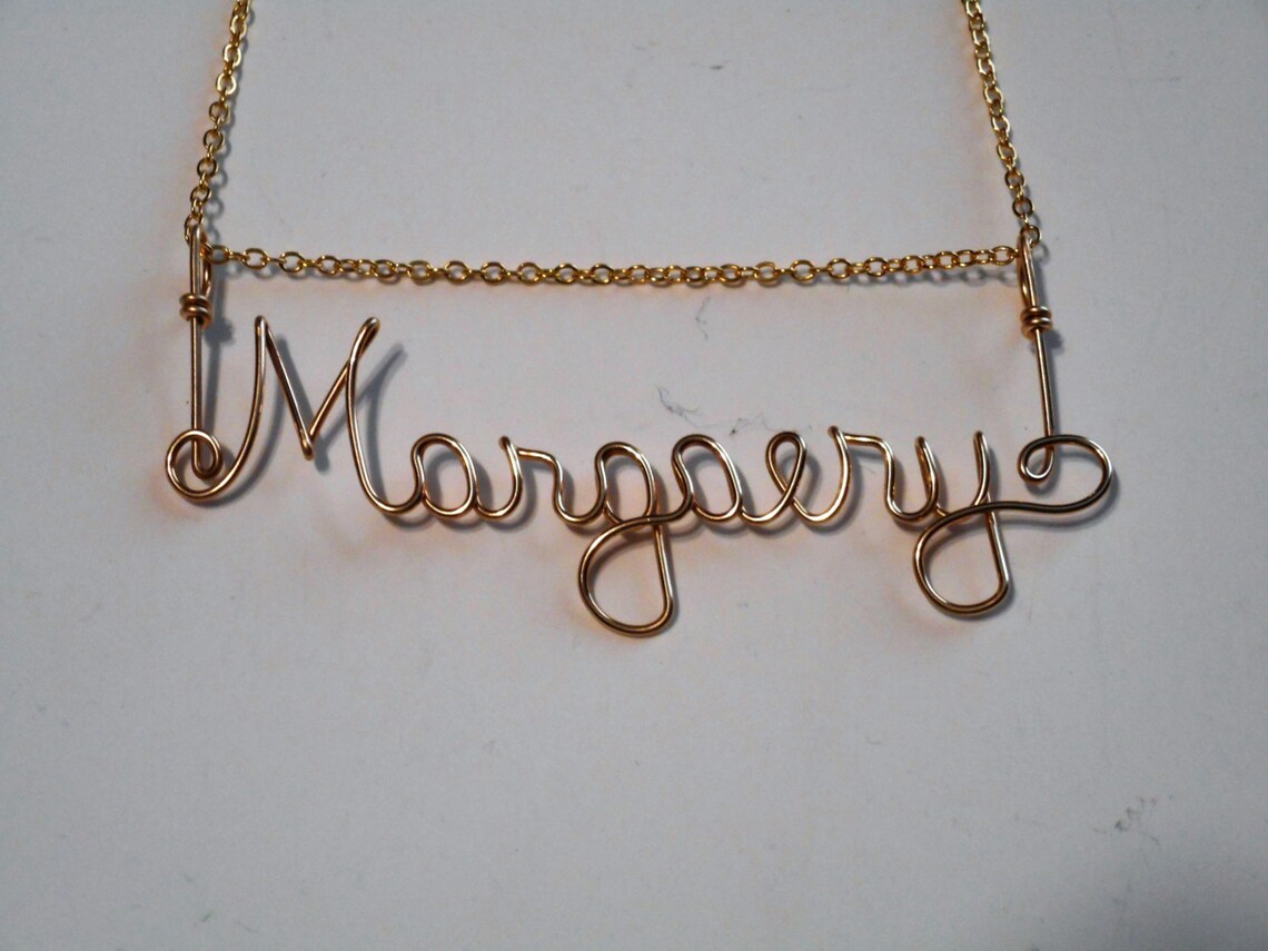 Name Chains Name Necklace Silver name necklace Gold name Etsy