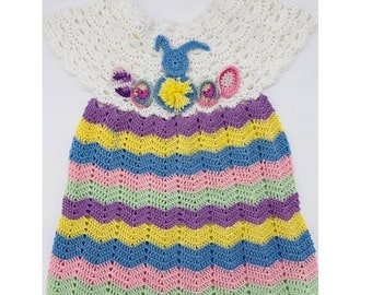 Easter Bunny Crochet Dress Pattern