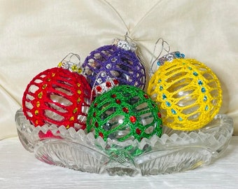 Handmade Crocheted Christmas Ornaments to Order