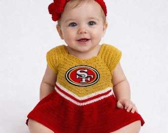 Cheerleading Uniform Crochet Pattern, Game Day Outfit (PDF Download)