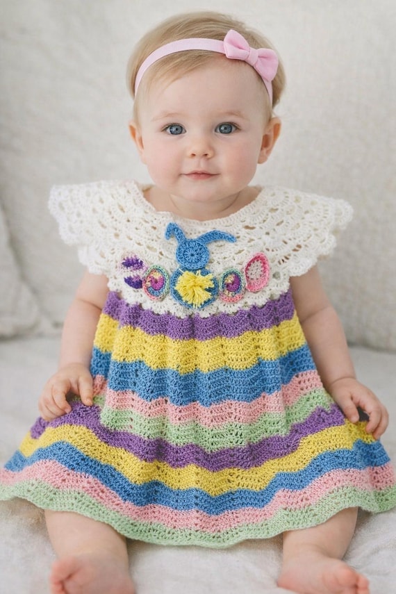 Easter Bunny Baby Dress Crochet Pattern PDF, Newborn Spring Dress Tutorial, Baby Girl Outfit Digital Download With Instructions - Etsy Easter Bunny Baby Dress Crochet Pattern PDF, Newborn Spring Dress Tutorial, Baby Girl Outfit Digital Download With Instructions - Etsy
