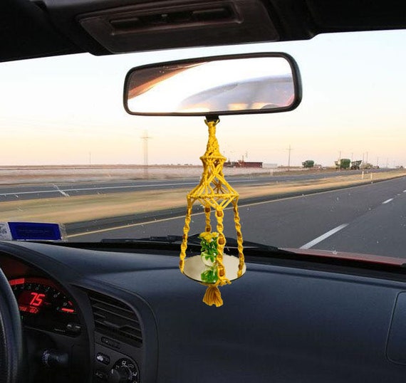 Car Pendant Bling Rear View Mirror Charm Hanging Ornament Decor