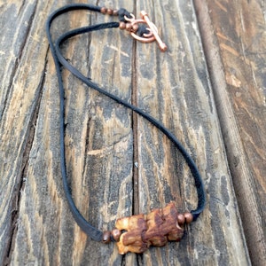 Childs snake vertebrae necklace, boys snake necklace, girls snake necklace, kids snake necklace, kids snake jewelry, childs snake vertebrea image 4