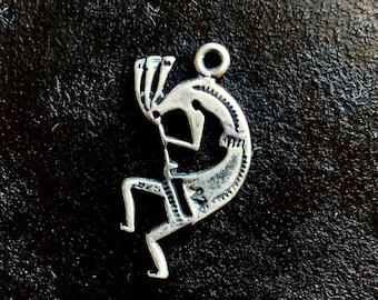 Sterling silver Kokopelli charm