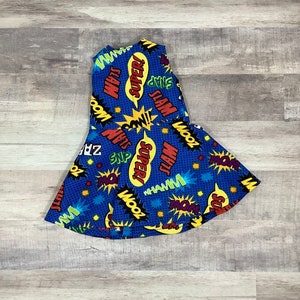 18 Doll Superhero Doll Dress, Superhero Doll Dress, Comic Book Doll Dress