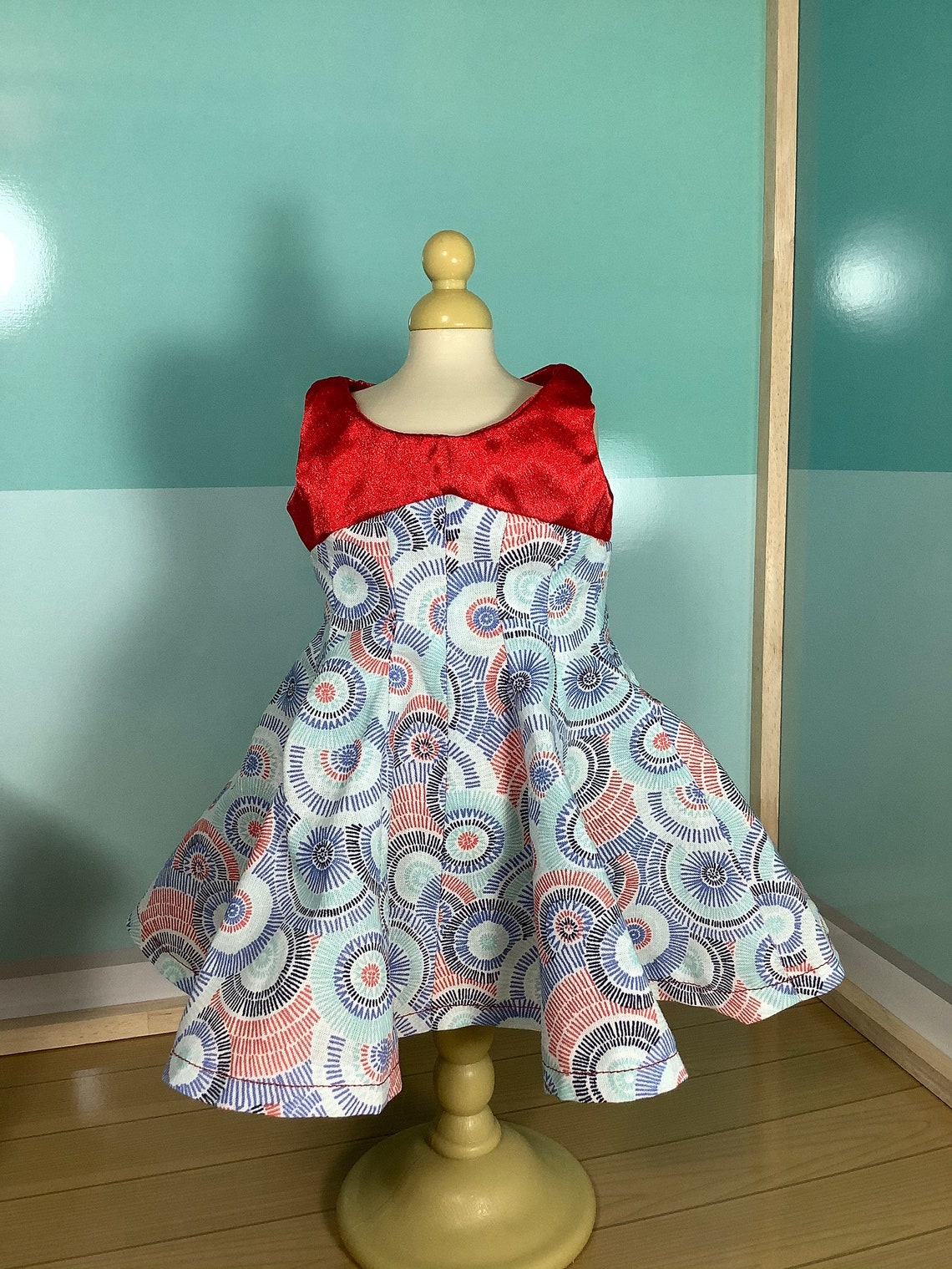 Pretty 18 Doll Dress 18 Inch Doll Clothes Fancy Doll Dress Etsy