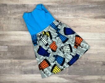 Handmade 18 Inch Doll Dalek Dress, 18 Inch Robot Dress, Doctor Who Doll Dress, Dalek Doll Dress, Robot Doll Dress