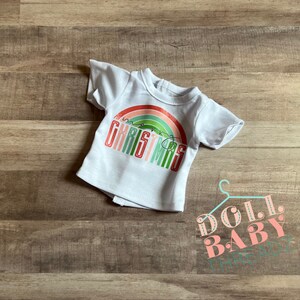 18 inch Merry Christmas doll shirt, sublimation doll shirt, rainbow doll t shirt, christmas shirt, 18 inch dolls