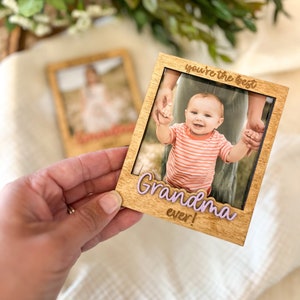 Grandma Photo Magnet, Grandma Photo Frame Magnet, Mother’s Day Gift Magnet, Photo Frame Magnet, Gift for Grandma