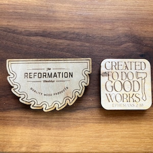 The Reformation Woodshop Magnet Set