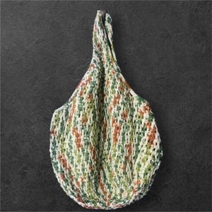Multicolored Market Bag, Tote Bag, Women's Handbag