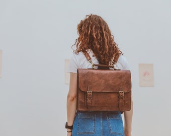 Messenger Bag Women, Leather Messenger, Unisex Messenger, Leather Work Bag, Messenger, Backpack, Leather Rucksack, Leather Laptop Bag