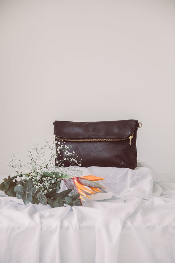 Fold over outlet weekender brushed bloom
